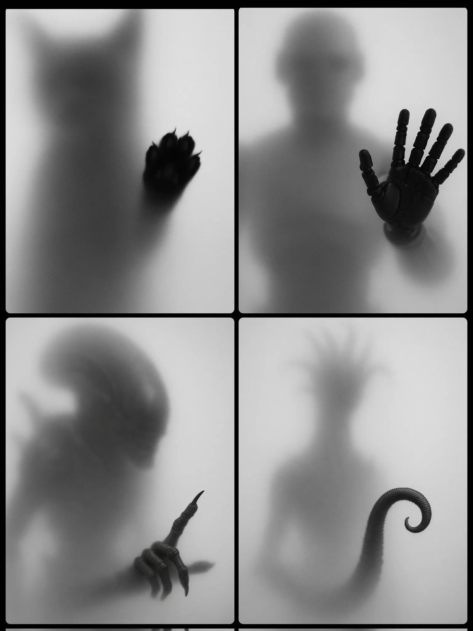 AI image: Blurred Silhouette Template